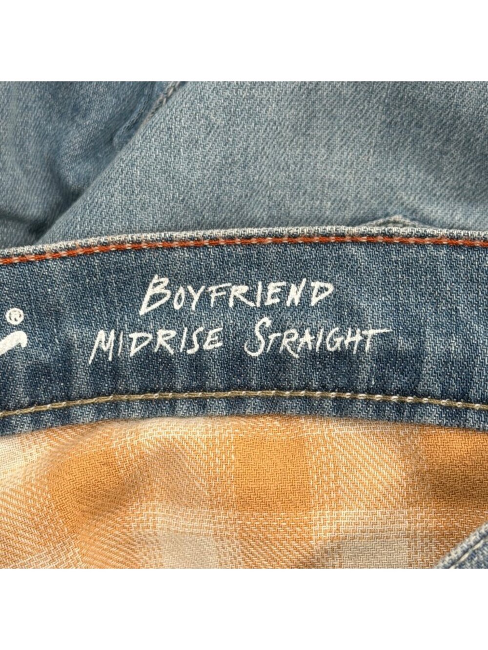 Eddie Bauer Women Size 6 Tall Jeans Boyfriend Flannel Lined Midrise Straight NEW - Picture 5 of 9